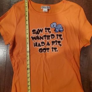 Vintage girls self esteem sparkly graphic novelty t shirt XL